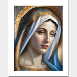 Renaissance image of the Blessed Virgin Mary Posters and Art